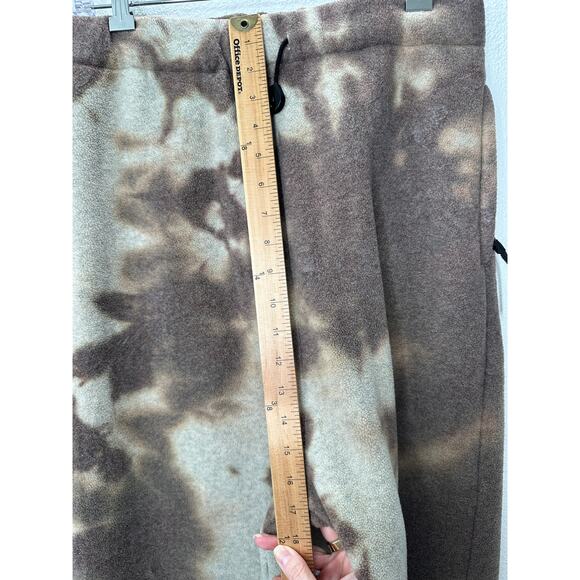 Kapital Peace Fleece Smoky Tan & Brown Tie Dye Easy Jogger Pant 3 Large - Picture 16 of 16
